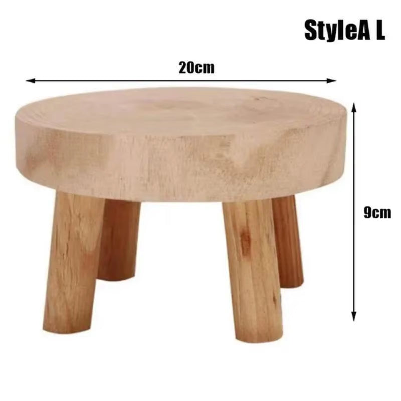The Garden Stool — Wooden Plant Pot Base & Display Tray