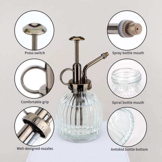 Glass Plant Mister for Indoor Plants (200ml)