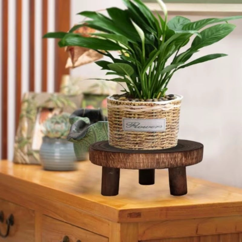The Garden Stool — Wooden Plant Pot Base & Display Tray